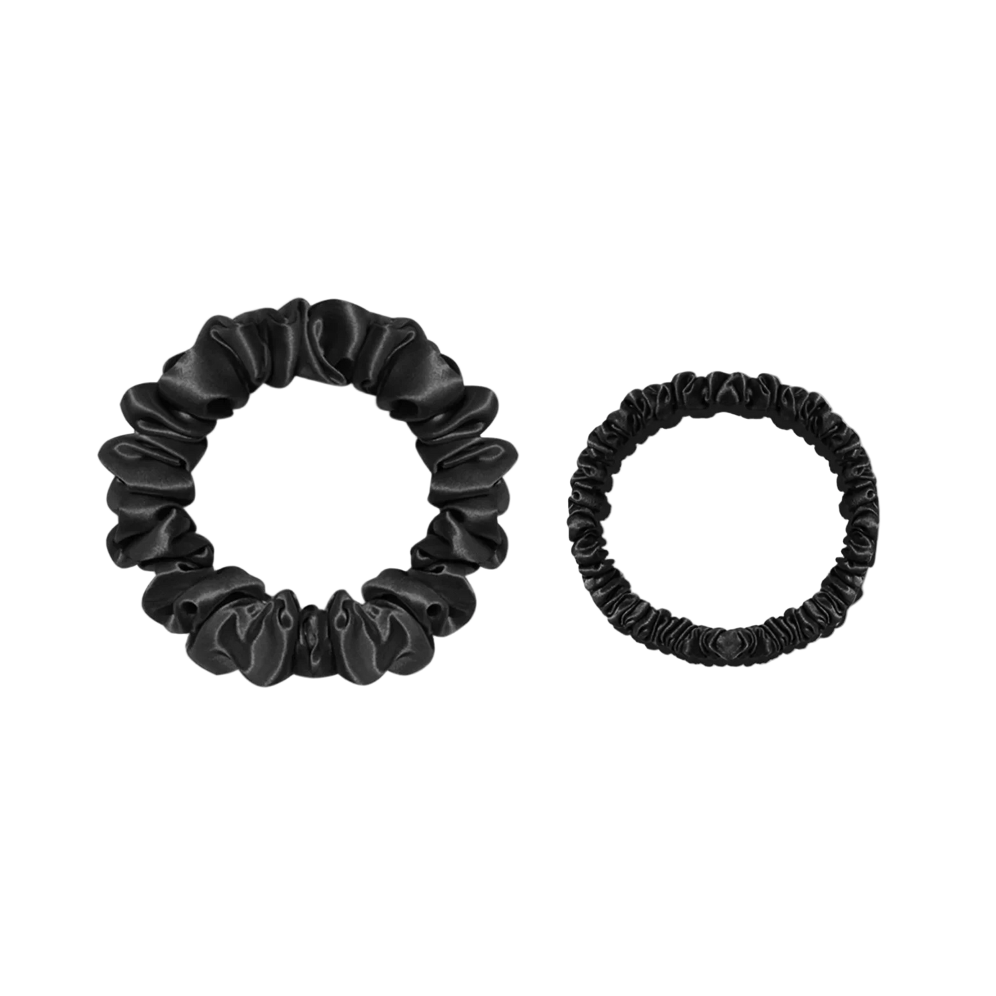 Silk Hair Scrunchies - 2 pack