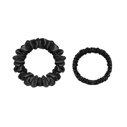 Silk Hair Scrunchies - 2 pack