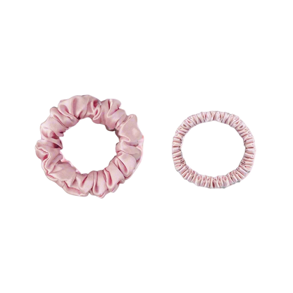 Silk Hair Scrunchies - 2 pack
