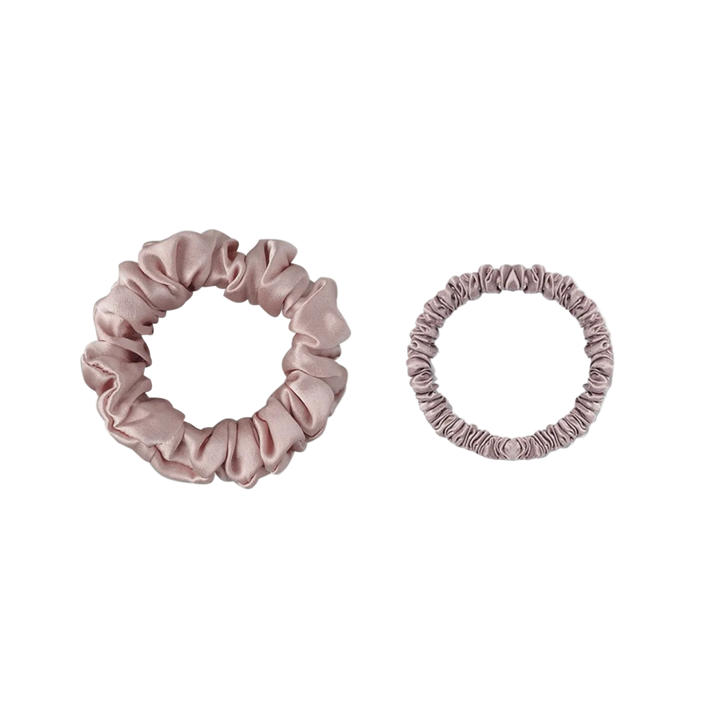 Silk Hair Scrunchies - 2 pack