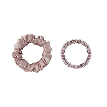 Silk Hair Scrunchies - 2 pack