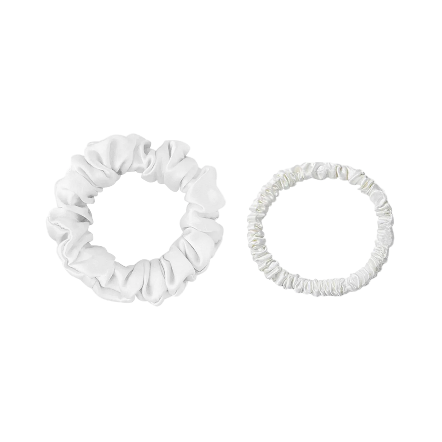 Silk Hair Scrunchies - 2 pack