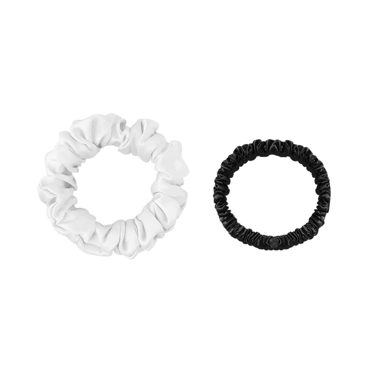 Silk Hair Scrunchies - 2 pack