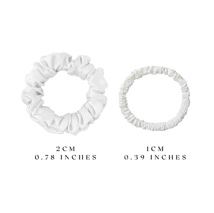 Silk Hair Scrunchies - 2 pack