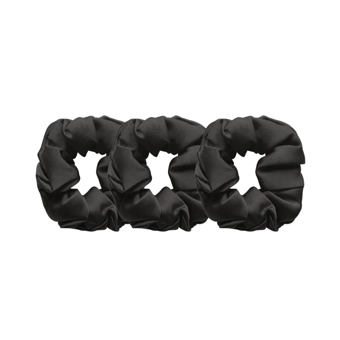 Silk Hair Scrunchies - 3 pack