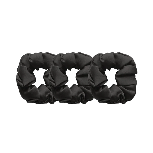 Silk Hair Scrunchies - 3 pack