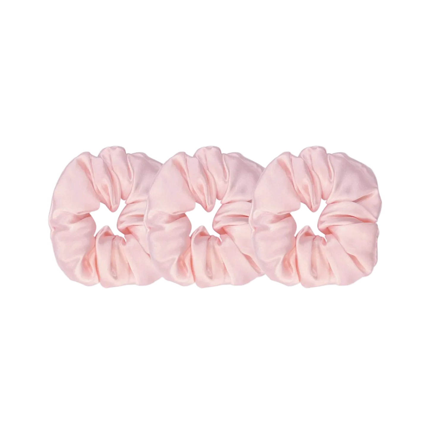 Silk Hair Scrunchies - 3 pack
