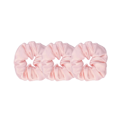 Silk Hair Scrunchies - 3 pack